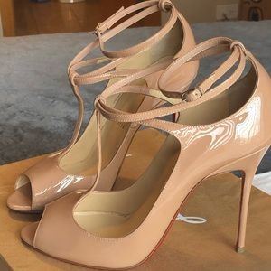Christian Louboutin Talitha Nude Patent Heel